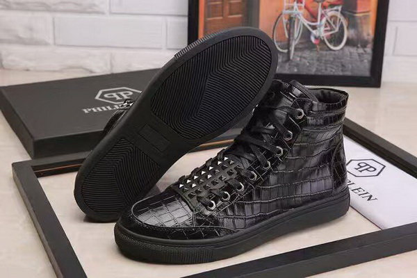 PhiliPP Plein High-Top Fashion Men Shoes--005